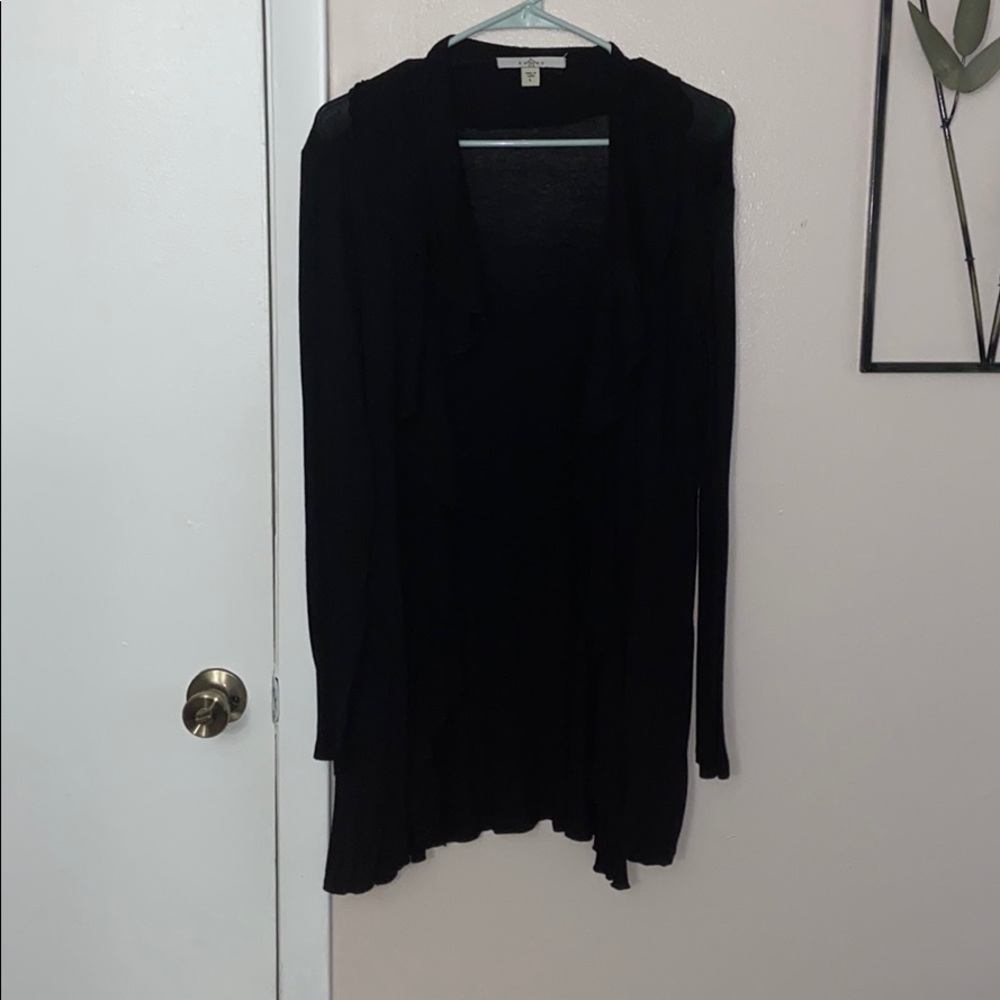 Black mid length cardigan💗